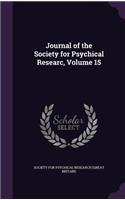 Journal of the Society for Psychical Researc, Volume 15