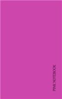 Pink Notebook: Ruled Paper Notebook ( Journal / Cuaderno / Portable )