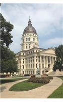Kansas State Capitol Building in Topeka Journal: 150 page lined notebook/diary