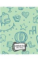 Notebook Line Kids Stuff Pattern