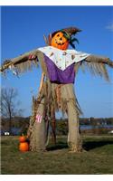 Halloween Harvest Scarecrow Journal: 150 Page Lined Notebook/Diary