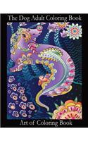 Dog Adult Coloring Book