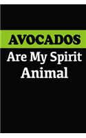Avocados Are My Spirit Animal. Avocado Lovers.