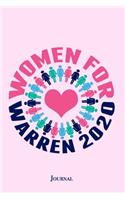 Women for Warren 2020 Journal: Elizabeth Warren for President Notebook Gift