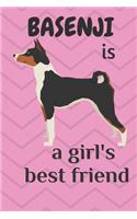 Basenji is a girl's best friend