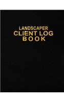 Landscaper Client Log Book
