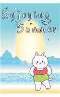 Enjoying Summer Cat notebook Version 1