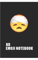 KO Emoji Emoticons Notebook Emoji Notebook, Blank Composition Book, Emoji Notebooks for Girls/Boys, Emoji School Supplies Notebook for School / Teacher / Office / Student