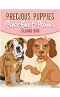 Precious Puppies Purrfect Paws Coloring Book