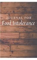 Journal For Food Intolerance