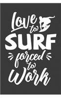 Love to Surf Forced to Work