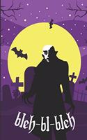 Vampire Dracula: Notebook Journal Diary. Halloween Theme