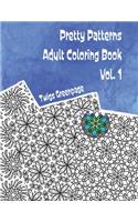 Pretty Patterns Adult Coloring Book Vol. 1