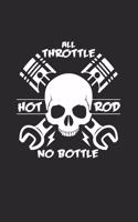 All throttle hot rod: 6x9 HotRods - blank with numbers paper - notebook - notes