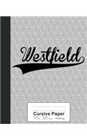 Cursive Paper: WESTFIELD Notebook(4138 Weezag Cursive Paper Notebook)
