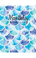 Monthly Budget Planner: Watercolor Mosaic - Budgeting Workbook - Monthly Budget Planner Worksheets - Finance Organizer Planner - Bill Daily Weekly Monthly Journal Notebook 