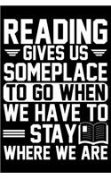 Reading Gives Us Someplace To Go When
