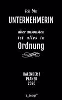 Kalender 2020 für Unternehmer / Unternehmerin