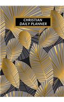 Christian Daily Planner: 15 Months Calendar & Daily, Weekly Monthly Planner with Tabs (January 2020- March 2021) Appointment Schedule, Business Planners & Schedule Organizer