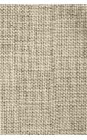 Light Color Burlap Faux Texture: (Notebook, Diary, Blank Book)