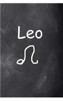 2019 Daily Planner Leo Symbol Zodiac Sign Horoscope Chalkboard 384 Pages