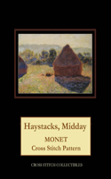 Haystacks, Midday: Monet Cross Stitch Pattern