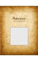 Adventure Notebook: 1/5" Isometric Graph Paper Rule