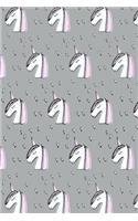 Bullet Journal Notebook Sketchy Unicorns Pattern 7