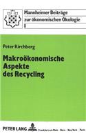 Makrooekonomische Aspekte des Recycling