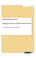 Erfolgspotentiale in Familienunternehmen: Eine sozialkapitaltheoretische Sichtweise