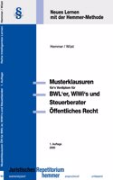 Musterkl. Vordiplom O-Recht fur BWLer, WiWis, Steuerberater