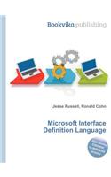 Microsoft Interface Definition Language