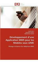 Développement d une application mms pour les mobiles sous j2me