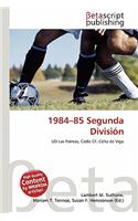 1984-85 Segunda Division: (English)