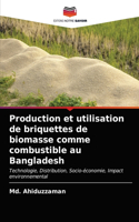 Production et utilisation de briquettes de biomasse comme combustible au Bangladesh