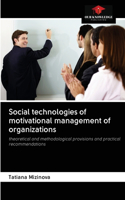 Social technologies of motivational management of organizations