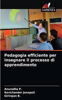 Pedagogia efficiente per insegnare il processo di apprendimento