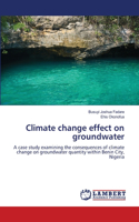 Climate change effect on groundwater