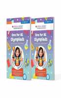 Oswaal One For All Olympiad Previous Years Solved Papers Class 6 (Set of 2 Books) Maths & Science for 2025 Exam