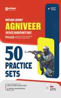 Arihant 50 Practice Sets for Indian Army Agniveer Office Assistant/SKT Phase-I Online Computer Based Written Exam | Practice sets designed as per latest syllabus & exam pattern with official online practice test | 10 mock tests in QR code |