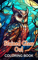 Stained Glass Owl Coloring Book