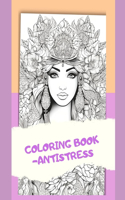 Anti-stress coloring book