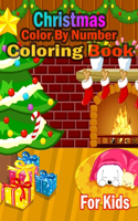 Christmas Color By Number Coloring Book For Kids