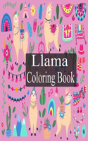 Llama Coloring Book: Amazing 24 Beautiful Coloring Book for Llama, winter llama Lovers for relaxation and stress relief llama coloring books