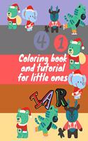 Coloring book and tutorial for little ones: Coloring book and tutorial for little ones