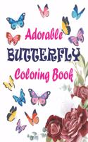 Adorable Butterfly Coloring Book