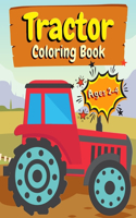 Tractor Coloring Books Ages 2-4