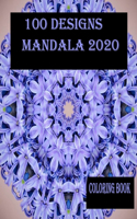 100 designs mandala 2020 coloring book