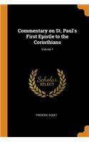 Commentary on St. Paul's First Epistle to the Corinthians; Volume 1