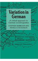 Variation in German
